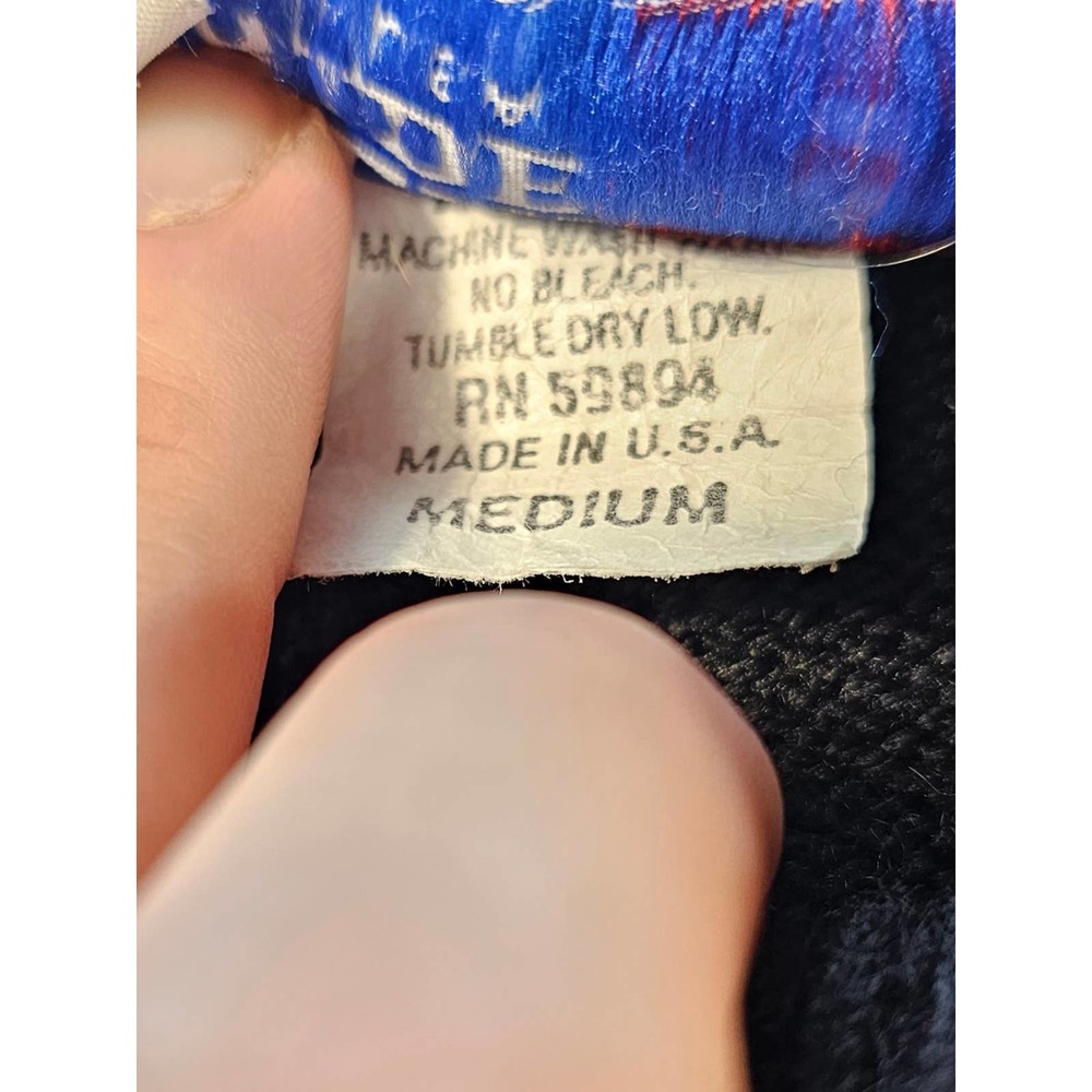 Vintage colorblock houndstooth bright 80s unique unisex? Medium USA - Picture 5 of 8